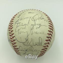 1968 Reggie Jackson Rookie Oakland Athletics A's Team Signed Baseball JSA COA