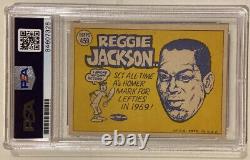 1970 Topps REGGIE JACKSON All-Star Signed Baseball Card 459 PSADNA Auto Grade 10