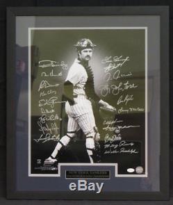 1978 Yankees Signed 16x20 Framed Photo Jackson Guidry Gossage Randolph +16 JSA