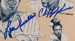 1978 Yankees Team Signed Original 17x22 Burger King Poster Reggie Jackson Goose