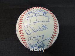 1978 Yankees Team Signed Rawlings Baseball Jackson Guidry Gossage Randolph +16