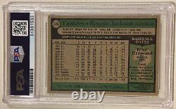 1979 Topps REGGIE JACKSON Signed Baseball Card PSADNA #700 Yankees Auto Grade 10