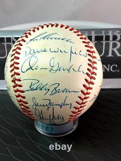 1983 NY Yankees Team Signed players Autographed Baseball Reggie Jackson
