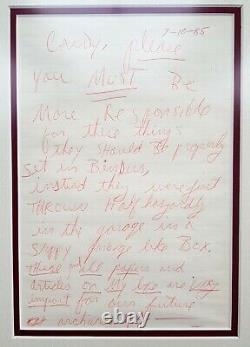 1985 MICHAEL JACKSON autographed letter signed to his assistant (Epperson LOA)