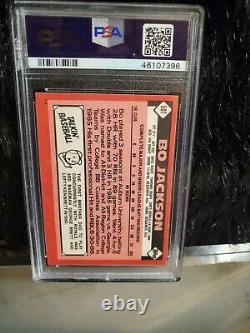 1986 Topps Traded #50T Bo Jackson Rookie RC PSA 8 NM-Mint PSA/DNA AUTO 10 Signed