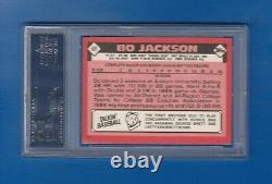 1986 Topps Traded Bo Jackson Rc Rookie Card #50t Auto Autograph Signed Psa
