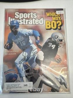 1987 Sports Illustrated Autographed Magazine Bo Jackson Royals