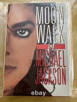 1988 MOONWALK Michael Jackson 1ST RARE AUTO PEN SIGNED HARDCOVER DUST JACKET NEW