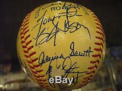 1989 Kansas City Royals Team Signed Baseball George Brett Bo Jackson + 23 Bb