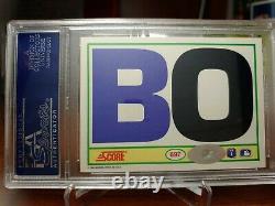 1990 Score #697 Bo Jackson FB/BB Auto Signed PSA/DNA MINT 9 AUTOGRAPH VERY RARE