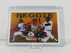 1990 Upper Deck Baseball Heroes Reggie Jackson Signed AUTO 1873/2500 Card #9