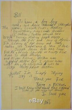1992 MICHAEL JACKSON amazing heartfelt autographed letter signed after Beatles