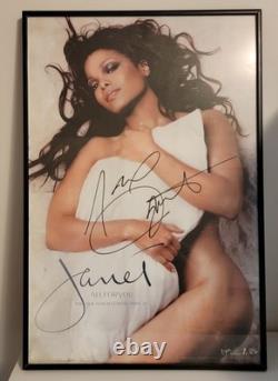 2001 JANET JACKSON Signed/Autograph/Auto 12x18 Music Promo Photo All For You
