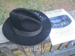 2011 Genuine Michael Jackson signed Fedora Hat with COA