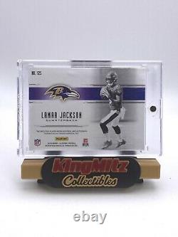 2018 Panini Illusions Lamar Jackson First Impressions Rookie Patch Auto /75 RPA