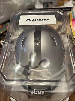 2019 Bo Jackson Signed Raiders NFL Mini MINT Helmet auto Beckett COA Autograph