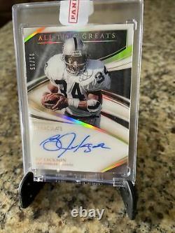 2020 Immaculate Football Bo Jackson #1/15 All Time Greats Auto Gold