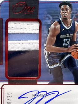 2021-22 Panini One and One Jersey Autographs Red Jaren Jackson Jr. Auto /25
