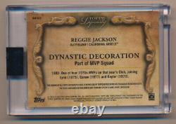 2021 Topps Dynasty Reggie Jackson Signed Patch Card (1/5) 645302