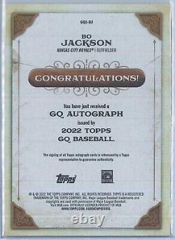 2022 Topps Gypsy Queen Baseball Bo Jackson Gypsy Queen Autographs #GQA-BJ