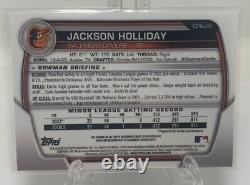 2023 Jackson Holiday Bowman Chrome Autograph Baltimore Orioles Prospect