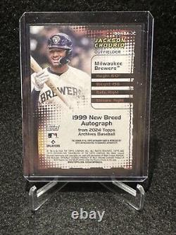 2024 Topps Archives 1999 New Breed Auto Jackson Chourio (#99NBA-JC) Brewers RC