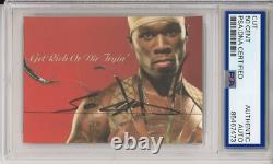 50 Cent Curtis Jackson SIGNED Get Rich or Die Tryin Cut PSA DNA COA Autographed