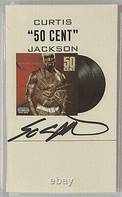 50 Cent Curtis Jackson Signed Get Rich Die Cut Signature PSA DNA COA Autographed
