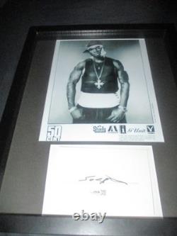 50 Cent (curtis Jackson) Authentic Signed/autographed 11x14 Matte Cut Framed-jsa