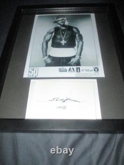 50 Cent (curtis Jackson) Authentic Signed/autographed 11x14 Matte Cut Framed-jsa