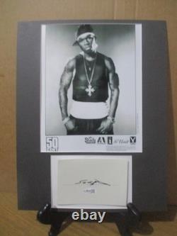 50 Cent (curtis Jackson) Authentic Signed/autographed 11x14 Matte Cut Framed-jsa