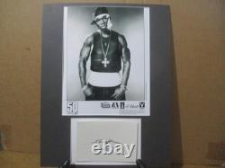 50 Cent (curtis Jackson) Authentic Signed/autographed 11x14 Matte Cut Framed-jsa