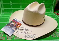 ALAN JACKSON Autographed Signed Authentic Natural Stetson Cowboy HatJSA CERT