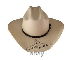 ALAN JACKSON SIGNED AUTOGRAPH COWBOY HAT COUNTRY MUSIC STUD WHO I AM With JSA