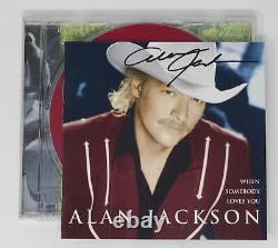 ALAN JACKSON Signed Autograph Auto When Somebody Loves You CD JSA