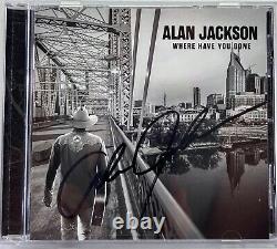 ALAN JACKSON Signed Autograph CD Where Have You Gone JSA COA