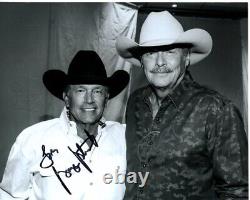 ALAN JACKSON and GEORGE STRAIT signed autographed 8x10 photo RARE