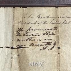 ANDREW JACKSON PSA Autograph HANDWRITTEN NOTE Signed AS PRESIDENT