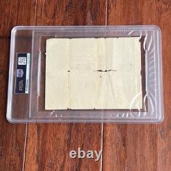 ANDREW JACKSON PSA Autograph HANDWRITTEN NOTE Signed AS PRESIDENT