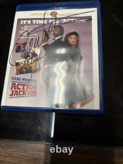 Action Jackson Blu Ray SIGNED Autograph By Carl Weathers