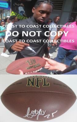 Adoree Jackson Tennessee Titans, USC, signed, autographed, football, COA, Proof