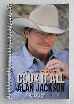 Alan Jackson Book Autographed Beckett Bas Coa Cert Signed Country Music Singer