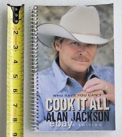 Alan Jackson Book Autographed Beckett Bas Coa Cert Signed Country Music Singer