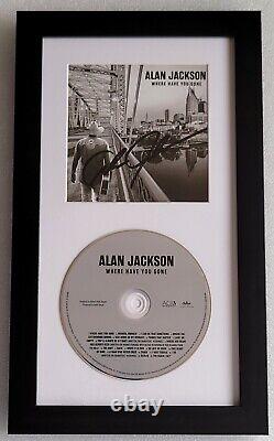 Alan Jackson CD Display Autographed Beckett Bas Coa Signed Country Music Singer