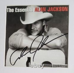 Alan Jackson CD Display Autographed Beckett Bas Coa Signed Country Music Singer