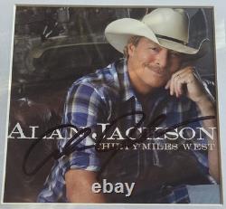 Alan Jackson CD Display Autographed Beckett Bas Coa Signed Country Present Gift