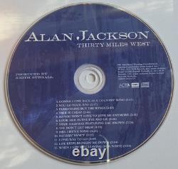 Alan Jackson CD Display Autographed Beckett Bas Coa Signed Country Present Gift