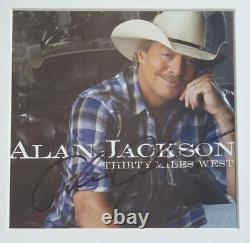 Alan Jackson CD Display Autographed Beckett Bas Coa Signed Music Present Gift