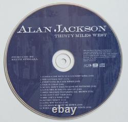 Alan Jackson CD Display Autographed Beckett Bas Coa Signed Music Present Gift