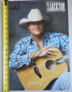 Alan Jackson Poster Autographed Beckett Bas Coa Signed Country Present Gift